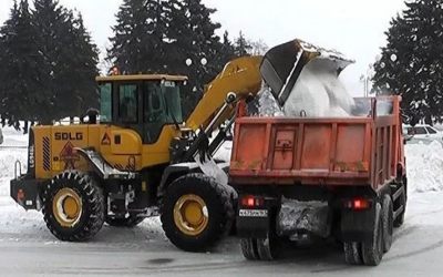 Уборка и вывоз снега самосвалами - Барнаул, цены, предложения специалистов