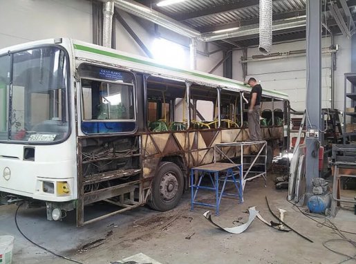 Ремонт автобусов, замена стекол, ремонт кузова стоимость ремонта и где отремонтировать - Новоалтайск