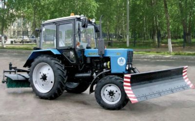 Услуги трактора с щеткой для уборки улиц и дороги - Барнаул, заказать или взять в аренду