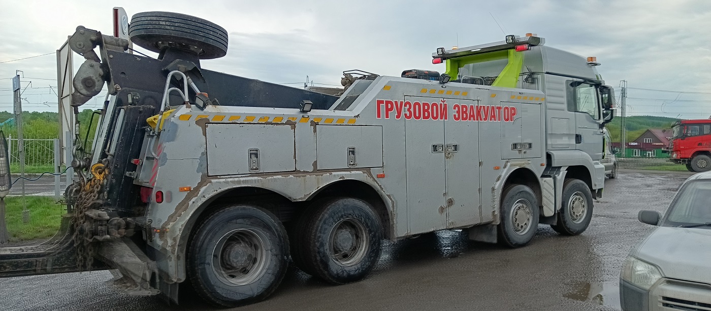 Грузовой эвакуатор для эвакуации грузовых машин и автобусов в Баево